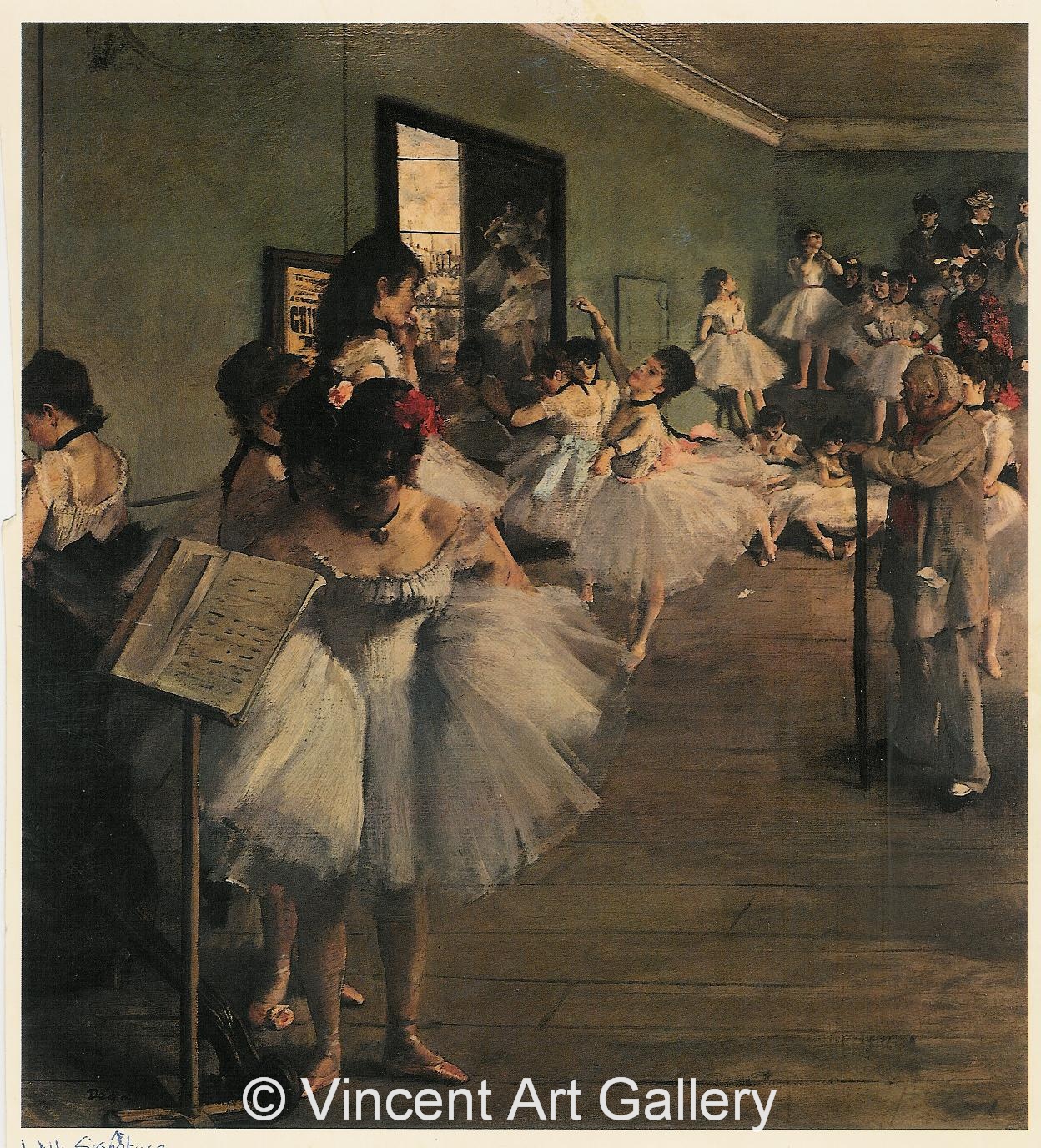 A112, DEGAS, The Dance Class, 1874